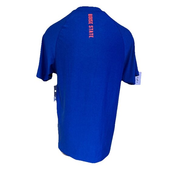 NWT Boise State University Broncos BSU Colosseum Blue Performance Shirt Mens  L - Picture 5 of 7
